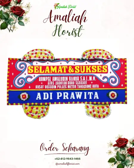Papan Bunga Ucapan Selamat Butuhan