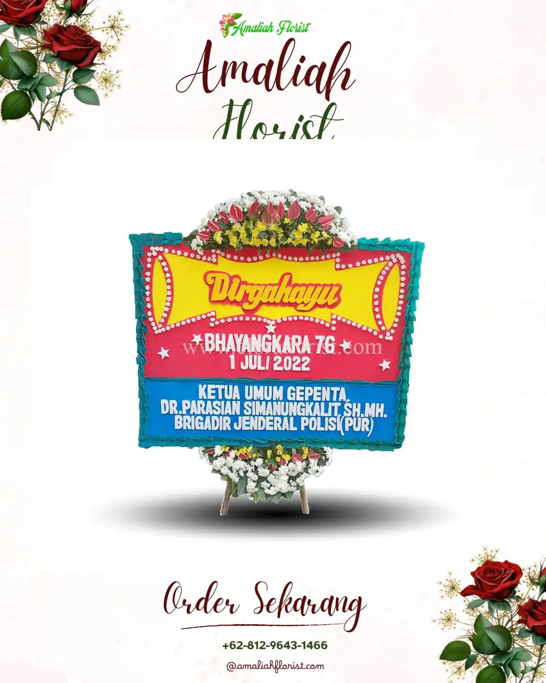 Papan Bunga HUT Ulang Tahun Butuhan